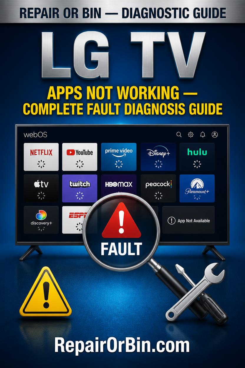 LG TV Apps Not Working