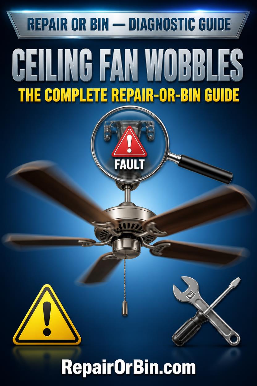 ceiling fan wobbles
